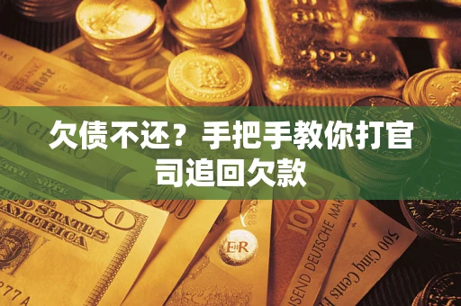 武汉欠债不还？手把手教你打官司追回欠款