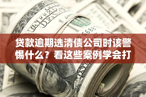 武汉贷款逾期选清债公司时该警惕什么？看这些案例学会打翻身仗