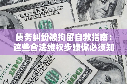 武汉债务纠纷被拘留自救指南：这些合法维权步骤你必须知道！