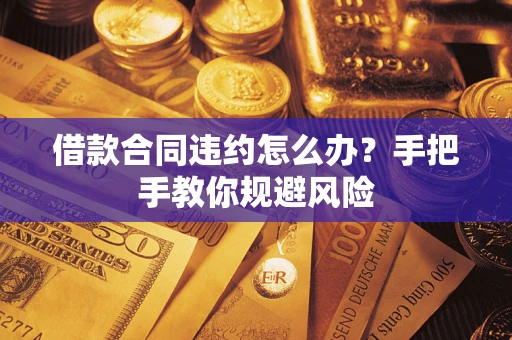 武汉借款合同违约怎么办？手把手教你规避风险