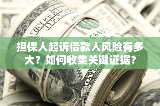 武汉担保人起诉借款人风险有多大？如何收集关键证据？