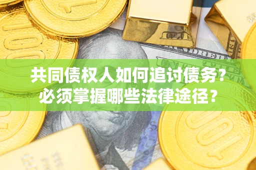 武汉共同债权人如何追讨债务？必须掌握哪些法律途径？