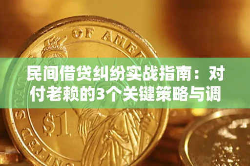 武汉民间借贷纠纷实战指南：对付老赖的3个关键策略与调解盲区解析