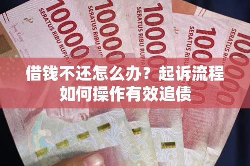 武汉借钱不还怎么办？起诉流程如何操作有效追债