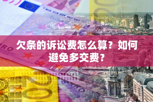 武汉欠条的诉讼费怎么算？如何避免多交费？