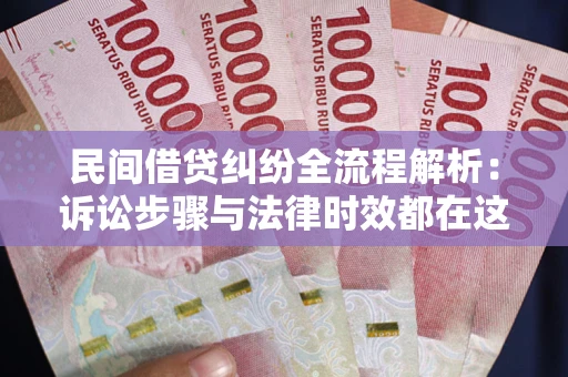 武汉民间借贷纠纷全流程解析：诉讼步骤与法律时效都在这儿了