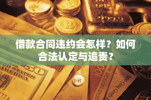 武汉借款合同违约会怎样？如何合法认定与追责？