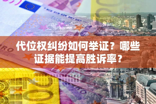武汉代位权纠纷如何举证？哪些证据能提高胜诉率？