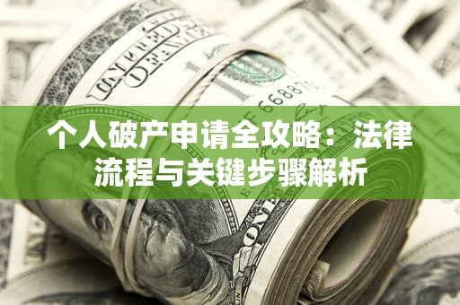 武汉个人破产申请全攻略：法律流程与关键步骤解析