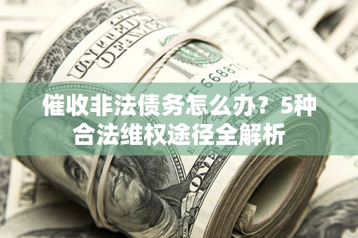 武汉催收非法债务怎么办？5种合法维权途径全解析