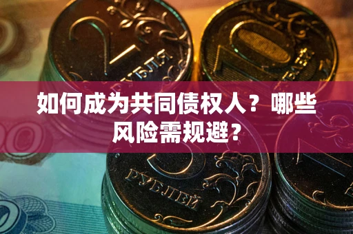 武汉如何成为共同债权人？哪些风险需规避？