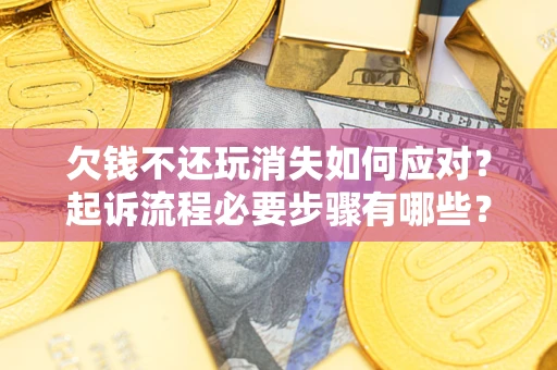 武汉欠钱不还玩消失如何应对？起诉流程必要步骤有哪些？